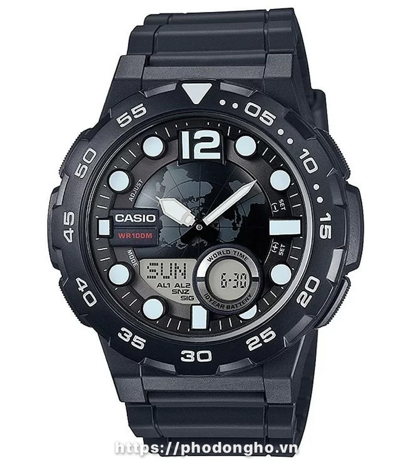 Đồng hồ Casio AEQ-100W-1AVDF
