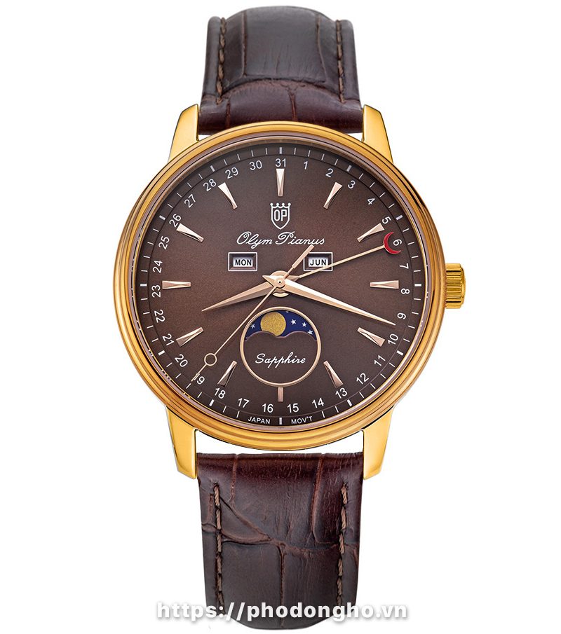 Đồng hồ Olym Pianus OP5738-80MR-GL-N