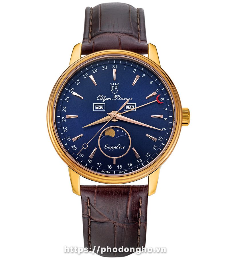 Đồng hồ Olym Pianus OP5738-80MR-GL-X