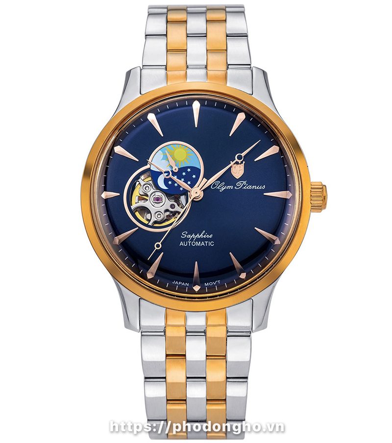 Đồng hồ Olym Pianus OP990-143AGSR-X