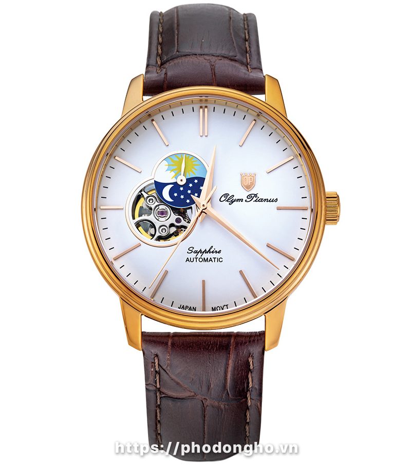 Đồng hồ Olym Pianus OP990-389AMR-GL-T