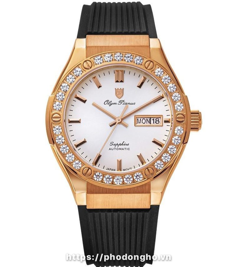 Đồng hồ Olym Pianus OP990-45ADGR-GL-T