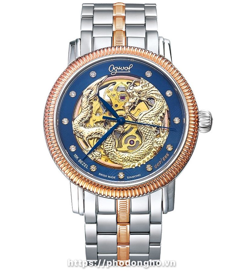 Đồng hồ Ogival OG358-18.65AG42SR